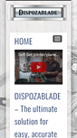 Mobile Screenshot of dispozablade.com